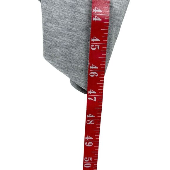 Samantha Eng Oversized Knit Asymmetrical Poncho Sleeve Dress S Grey Minimal - Picture 16 of 16